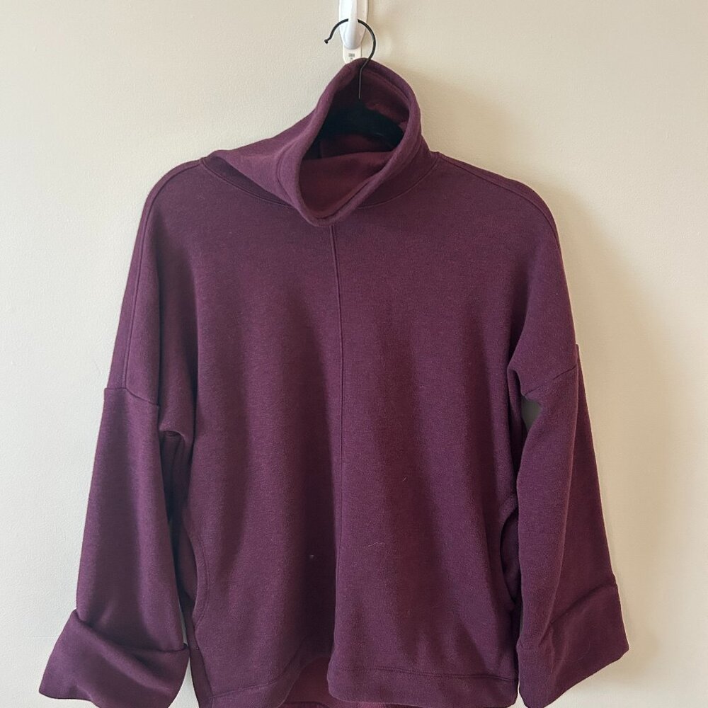 Athleta Oversized Sweatshirt w/ High Neck